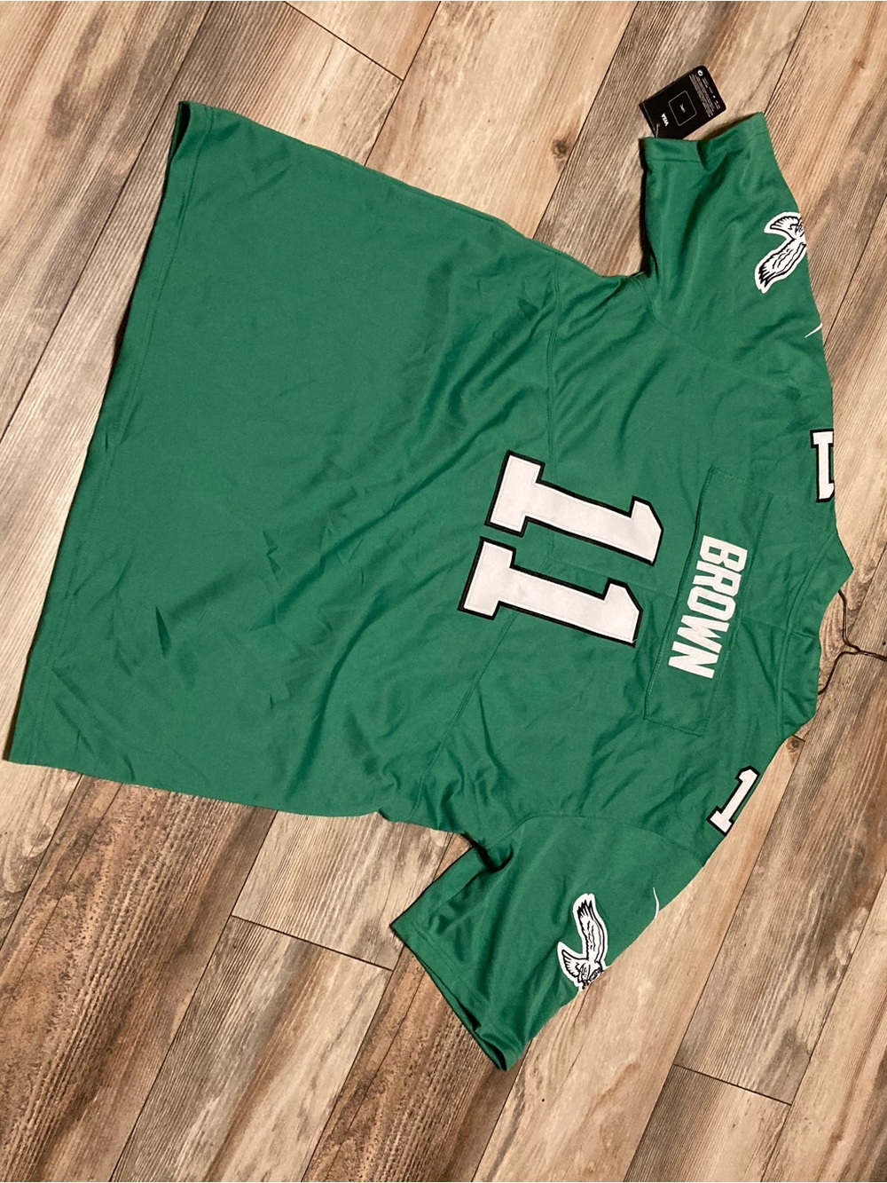 NFL Green 'Brown 11' Football Jersey